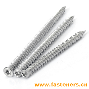Window Concrete Frame Screws Concrete Screw Countersunk Head Ruspert Screws Concrete 7.5 Torx Head