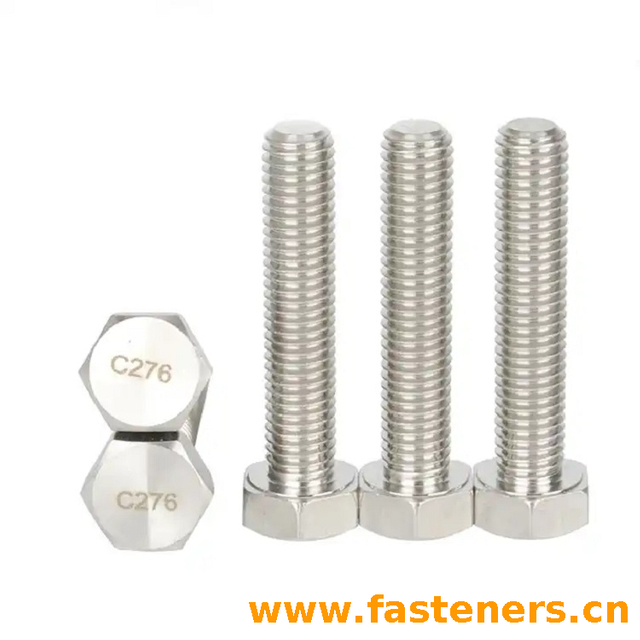 DIN933 Hex Bolt Special Alloy High Strength Nickel Alloy Hastelloy C276