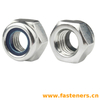 DIN985 Prevailing Torque Type Hexagon Thin Nuts With Non-Metallic Insert Nylon Lock Nuts Carbon Steel Blue White Zinc/white Zinc