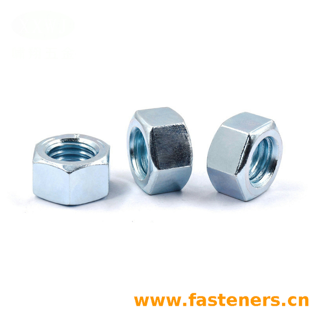 GB/T6170 Hexagon Nuts,Blue White Zinc