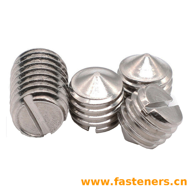 JIS B 1117 Slotted Set Screws With Truncated Cone Point
