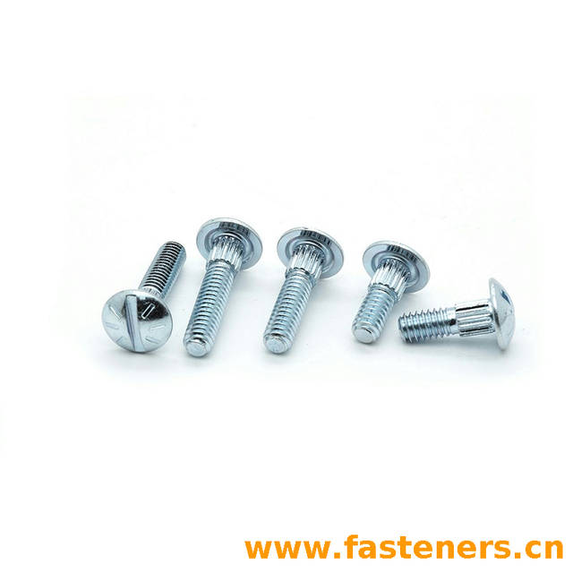 ASME B18.5 (2017) Round Head Ribbed Neck Bolts,(Inch Series) [Table 4] (A307, SAE J429, F468, F593)