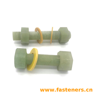 Insulation Anti-rust Glass Reinforced Plastic GRP Threaded Bar Insulation Bolt GRP Bolt