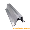 Solar Panel Mounting Structure Frame AL6005/AL6063 Trapezoidal Aluminum Rail Profile 