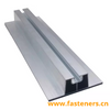 Photovoltaic AL6063 Solar Panel T Slot Aluminum Rail Profile