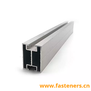 Solar Photovoltaic Alloy Frame Extrusion with Anodize Surface Aluminum Rail 
