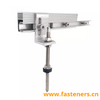 Solar Aluminum Panel Mounting Rail with Hanger Bolt And L Foot Clamp Brackets 