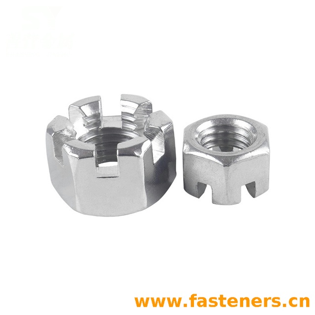 ANSI B18.2.4.3M (R2017) Metric Slotted Hexagon Nuts (ASTM A563M / F467M)
