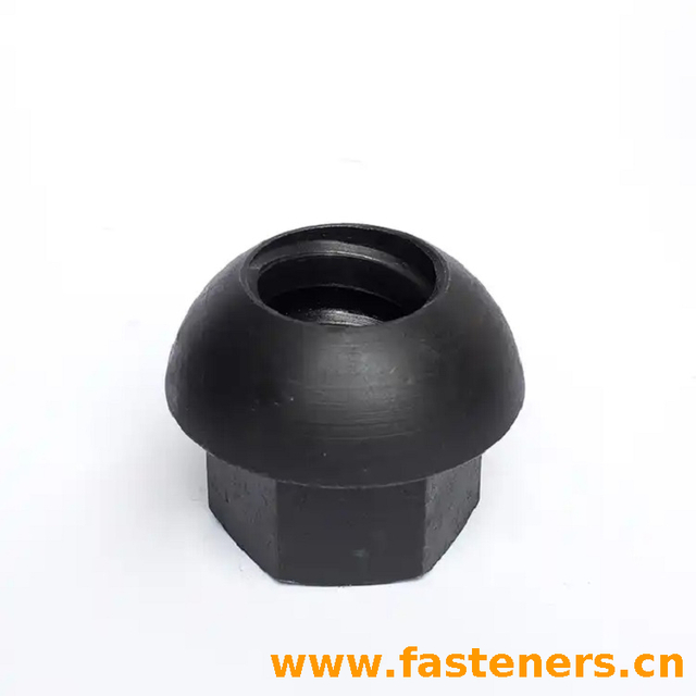 Carbon Steel Forged Mushroom Head Dome Nut for Mining,Carbon Steel Rock Bolt Hollow Grouting Bolts Bars Domed Flange Nuts for Mining Drilling Ground Pre-support Protection