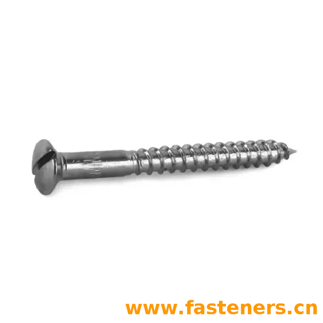 BS 1210 Slotted Raised Countersunk Head Wood Screws