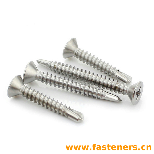 JIS B1124 Cross Recessed Contersunk Head Self-Drilling Tapping Screws