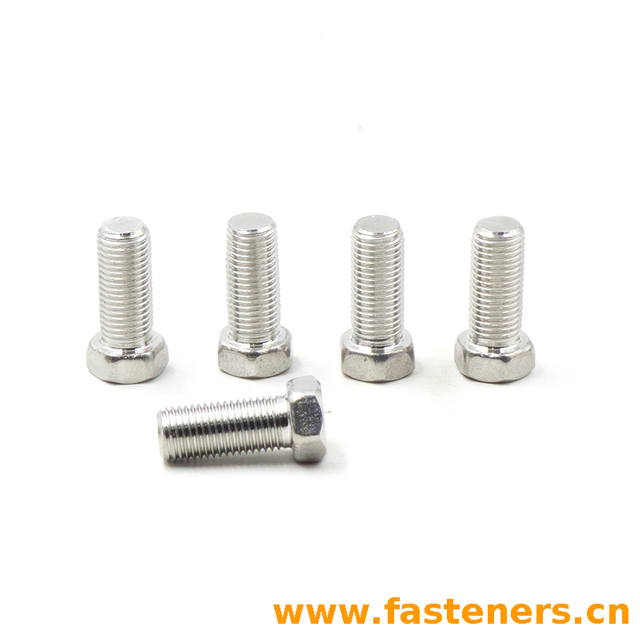 GB24 Bolts, Small Hexagon Head With Fit Neck And Hole Through The Shank