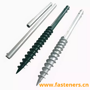 Customized Spray Green Q235B Q355B N Series Solar Anchor Foundation Ground Screw