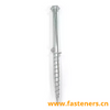 Hot Dip Galvanised Flange Head Ground Screw Anchors with Large Spiral Blades 