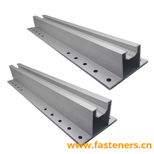 AL6005/AL6063 T Slot Aluminium Extrusion Solar Panel Mounting Rails 