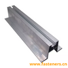 Trapezoidal AL6005 Oxidation Solar Panel Mounting Aluminum Extrusion Rail 