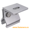 Pitched Trapezoidal Klip Lok Aluminum Clamp For Metal Structure Solar Panel Roof Mounting Bracket