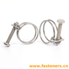 Stainless Steel Double Steel Wire Hoop Metal Pipe Clamp