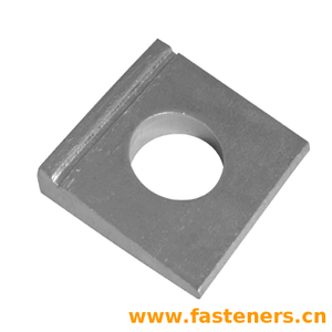 CNS157 Square Taper Washers For Steel With Single Slot