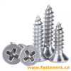 UNI 7910 Cross Recessed Countersunk Head Tapping Screws With Rapid Teeth