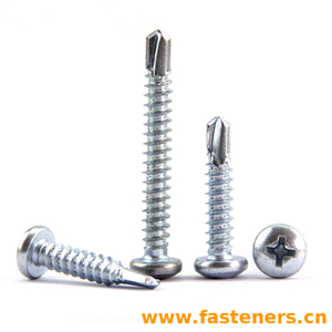 DIN 7504 (M) Cross Recessed Pan Head Drilling Screws With Tapping Screw Thread