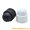 Nylon Insert Lock Nut With Dome Cap,Plastic Cover For Screw Bolt Plastic Nuts Cover