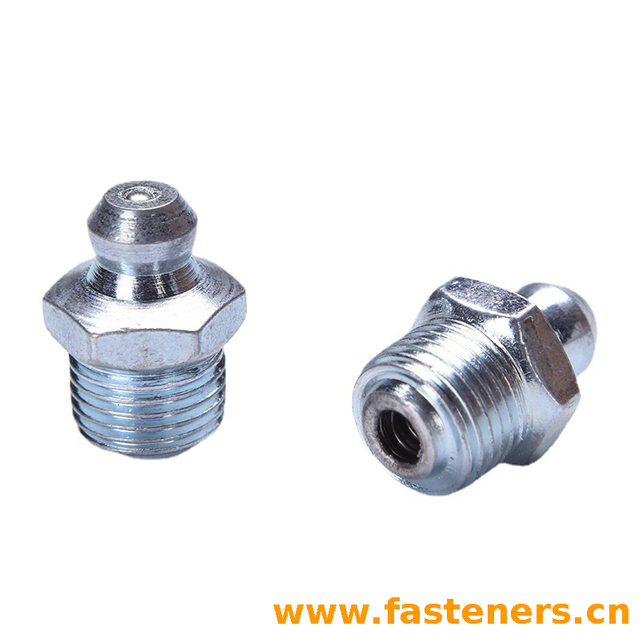 Earth-moving machinery - Lubrication fittings - Straight fitting with parallel thread,Grease Nipples ISO 6392-1 (Type 1)