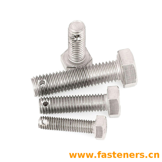 GB/T31.1 Hexagon Bolts With Split Pin Hole On Shank