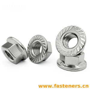 ASME B18.16.4 Regular Serrated Flange Locknuts [Table 1] (ASTM F2282)