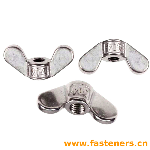 NF E27-454 Wing Nuts, Round Nose - High Type