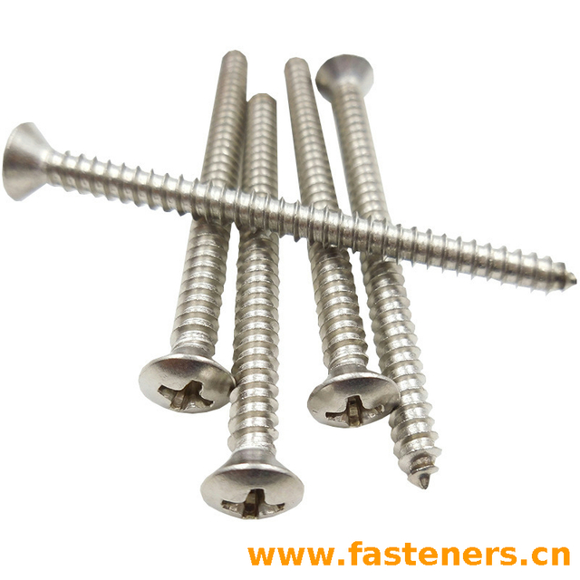 BS4174 Cross Recess 80° Truncated Raised Countersunk Head Screws