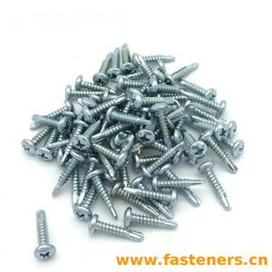 GB/T 15856.1 Cross Recessed Pan Head Drilling Screws With Tapping Screw Thread