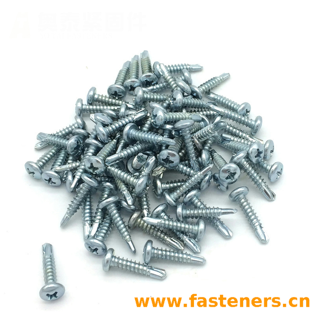GB/T 15856.1 Cross Recessed Pan Head Drilling Screws With Tapping Screw Thread