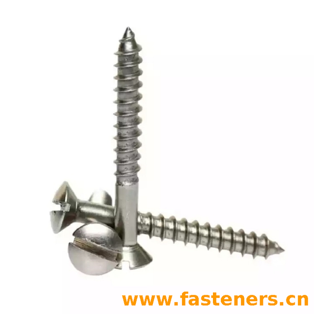 JIS B 1135 Slotted Raised Countersunk Head Wood Screws