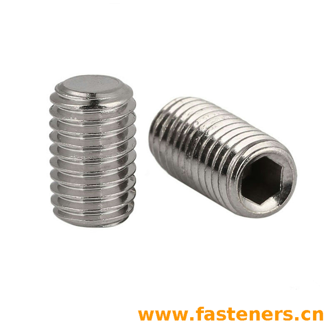 JIS B1177 Hexagon Socket Set Screws With Flat Point