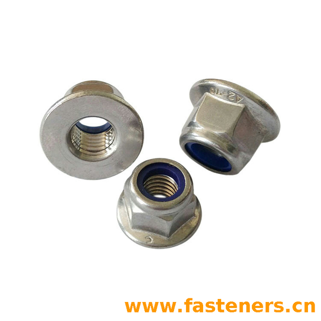 ISO12125 Prevailing Torque Type Hexagon Nuts With Flange(With Non-Metallic Insert) With Metric Fine Pitch Thread,style 2 - Product Grades A And B