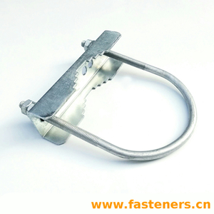 carbon steel/stainess steel metal U Bolt Clamp Support Bracket Mast Pipe Bracket Connection Assembly
