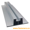 Photovoltaic AL6063 Solar Panel T Slot Aluminum Rail Profile
