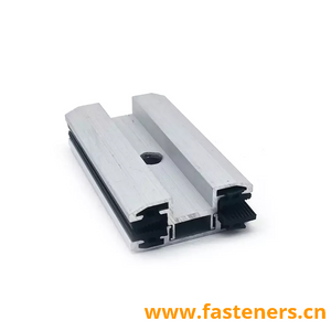 Extruded Aluminum Mid Clamp for PV Solar Mounting Structure Thin Film Mid Clamp 