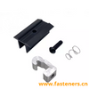 Aluminum Square Mid Clamp End Clamp for Solar Panel Mounting Structure 