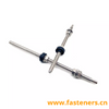 Stainless Steel A2 A4 410 Solar Mounting Solar Panel Hanger Bolt For Metal 
