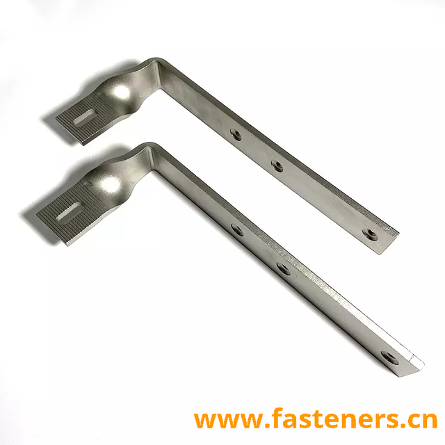 Stainless Steel SS304 L Shape Twisted Hook Bracket for Solar 