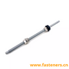 Carbon Steel M8X249 Self Drilling Double Hanger Bolt for Solar Panel System 