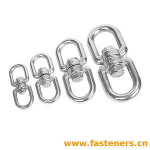 European type stainless steel eye and eye swivel