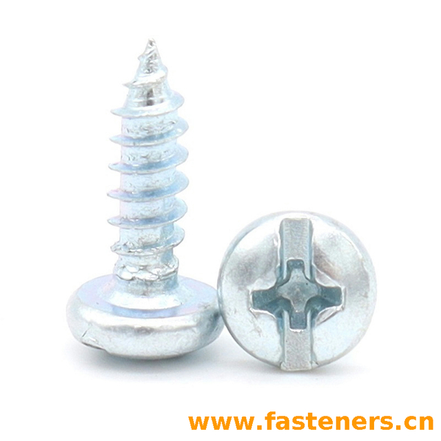 NF E 25-666 Tapping Screws-Z Cross Recessed And Slotted Pan Head
