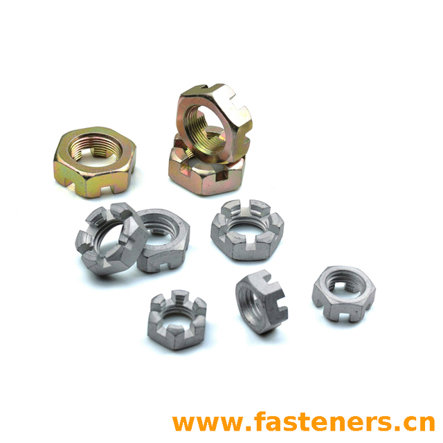 GOST5933 Hexagon Thin Slotted And Castle Nuts, Accuracy Class A