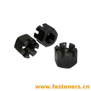 SAE J482 (-2) US Hexagon Slotted High Nuts