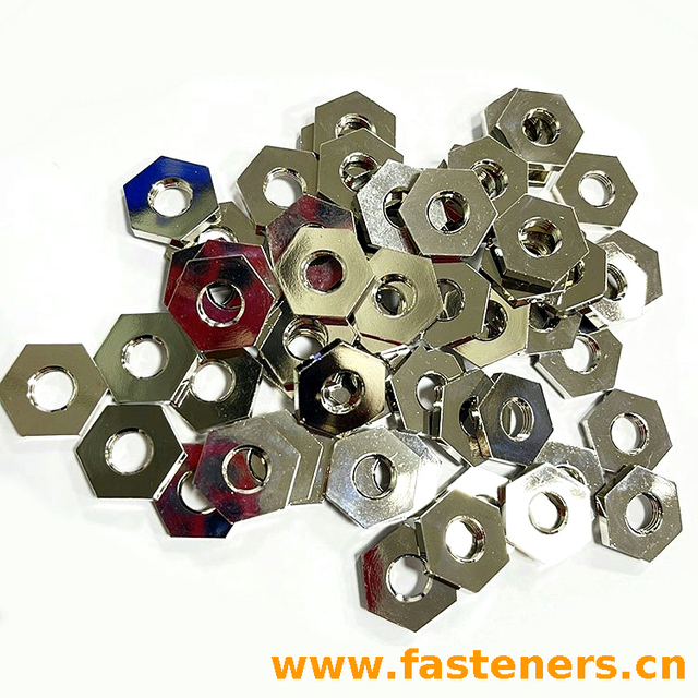 IS1364 (-5) Hexagon Thin Nuts (Unchamfered) (Size Range M1.6 To M10)