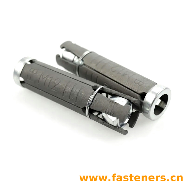 Grey Phosphating 4 Pcs Fix Boltsshield Heavy Duty Shield Anchor Fix Bolt