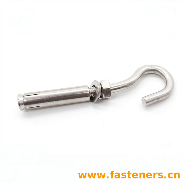 Stainless Steel Expansion Hook,Expansion Anchor Hook,Sleeve hook,Small Opening Type